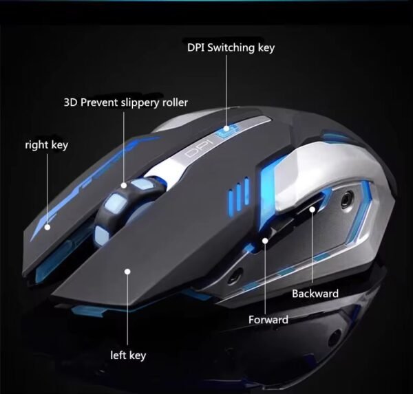 T1 Wireless Gaming Backlit Mouse