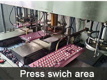 Press swich area