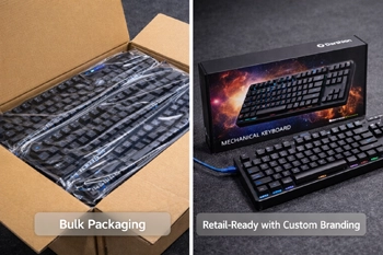 Packaging – bulk or retail-ready with custom branding